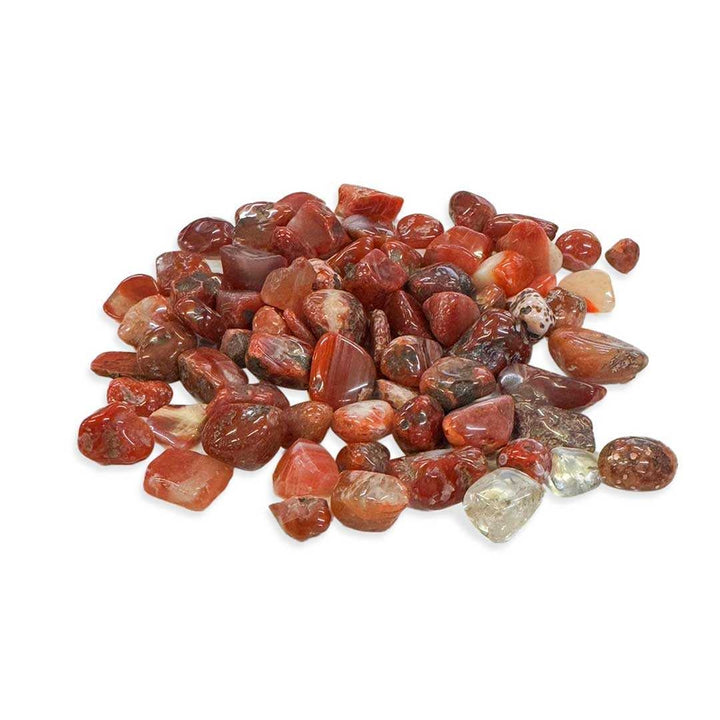 金運 開運 グッズ | 赤瑪瑙の装飾用ガーデンストーン - 天然彩り石