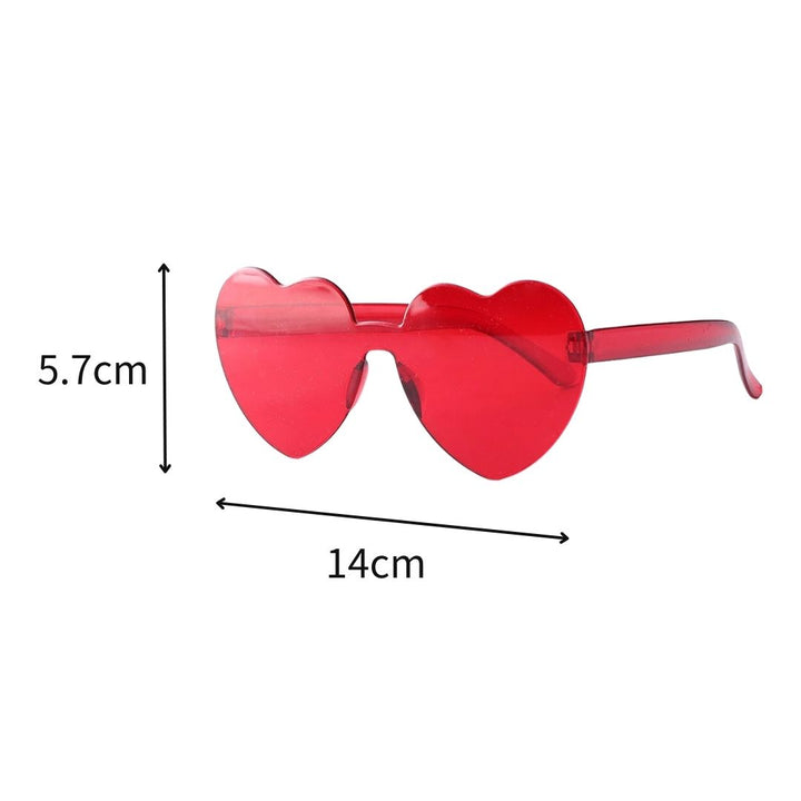 サングラス | ハート型カラーレンズサングラス UVカット