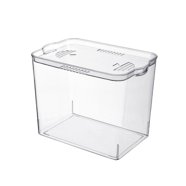 ペットグッズ | メダカ・金魚用クリアアクアリウム - 蓋付きプラスチック水槽