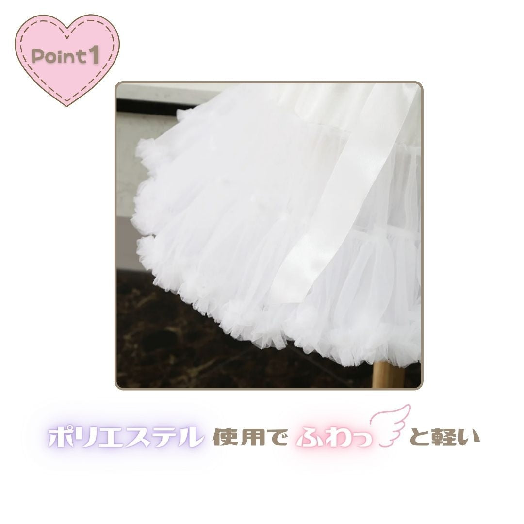 コスプレ その他 | ホワイトロリータパニエ コスプレ衣装 大人・キッズサイズ