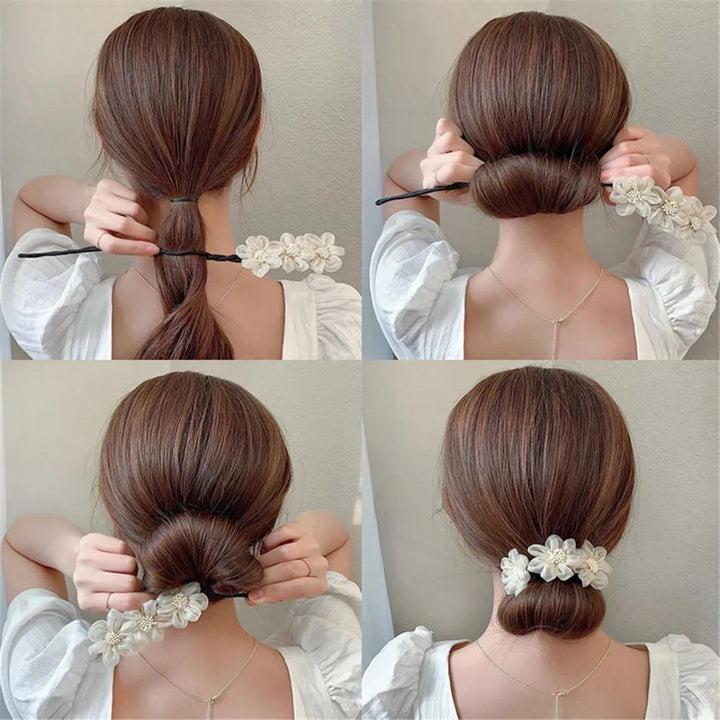 ヘアアクセサリー | シニヨンフラワー ヘアアクセサリー 5カラー