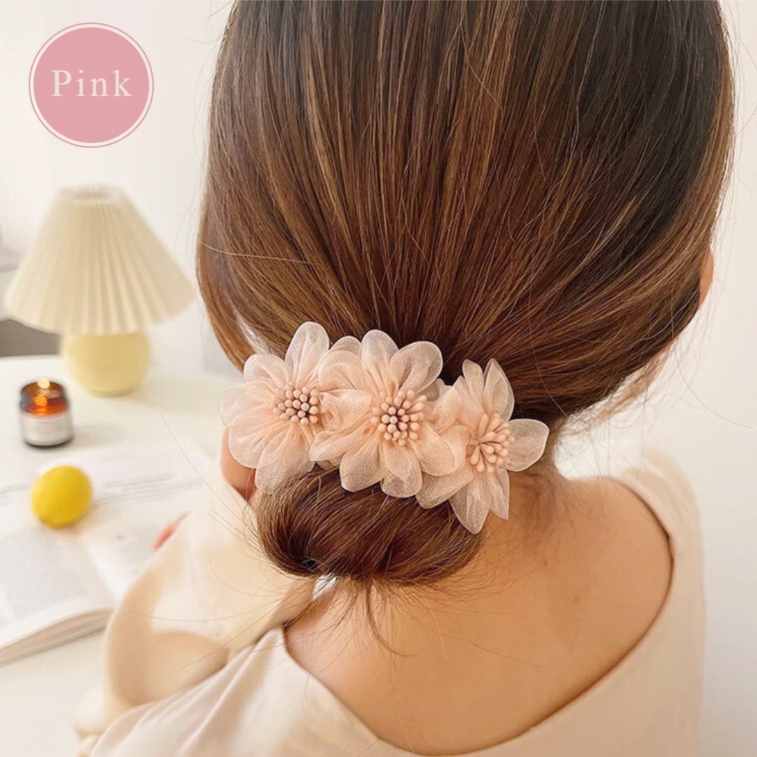 ヘアアクセサリー | シニヨンフラワー ヘアアクセサリー 5カラー