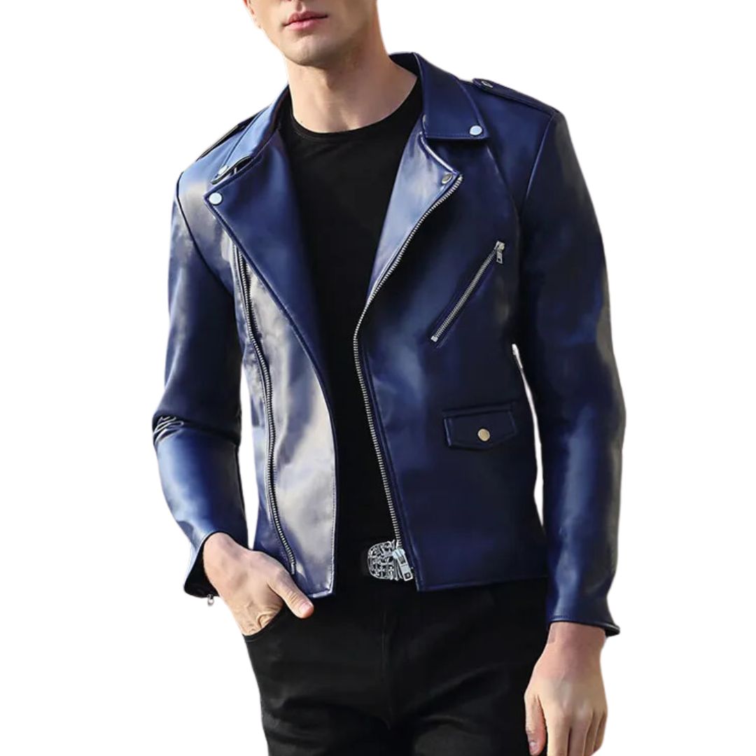 アウター ジャケット | メンズ レザージャケット バイカー ジップアップ 秋冬用