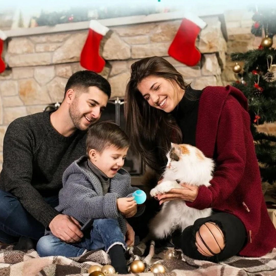 ペットグッズ | 360°自動回転ボール 猫・犬用おもちゃ USB充電式