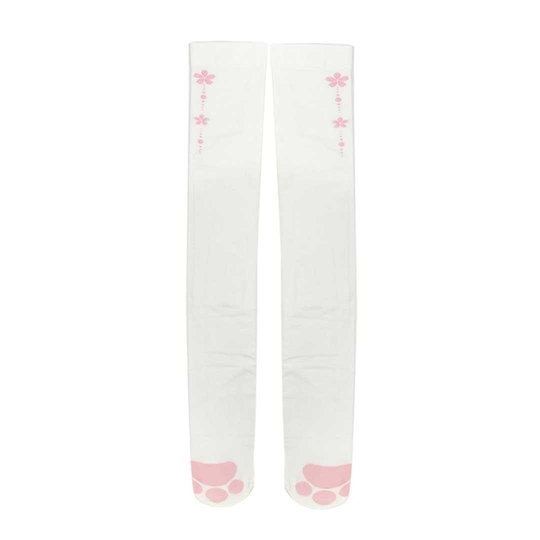 コスプレ小物 | 肉球デザイン ニーハイソックス - おしゃれで可愛い女の子向け