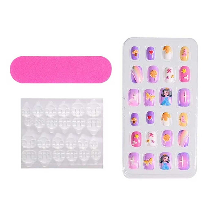 コスメティック | プリンセス＆フェアリーネイルチップ 子供用 24個入り