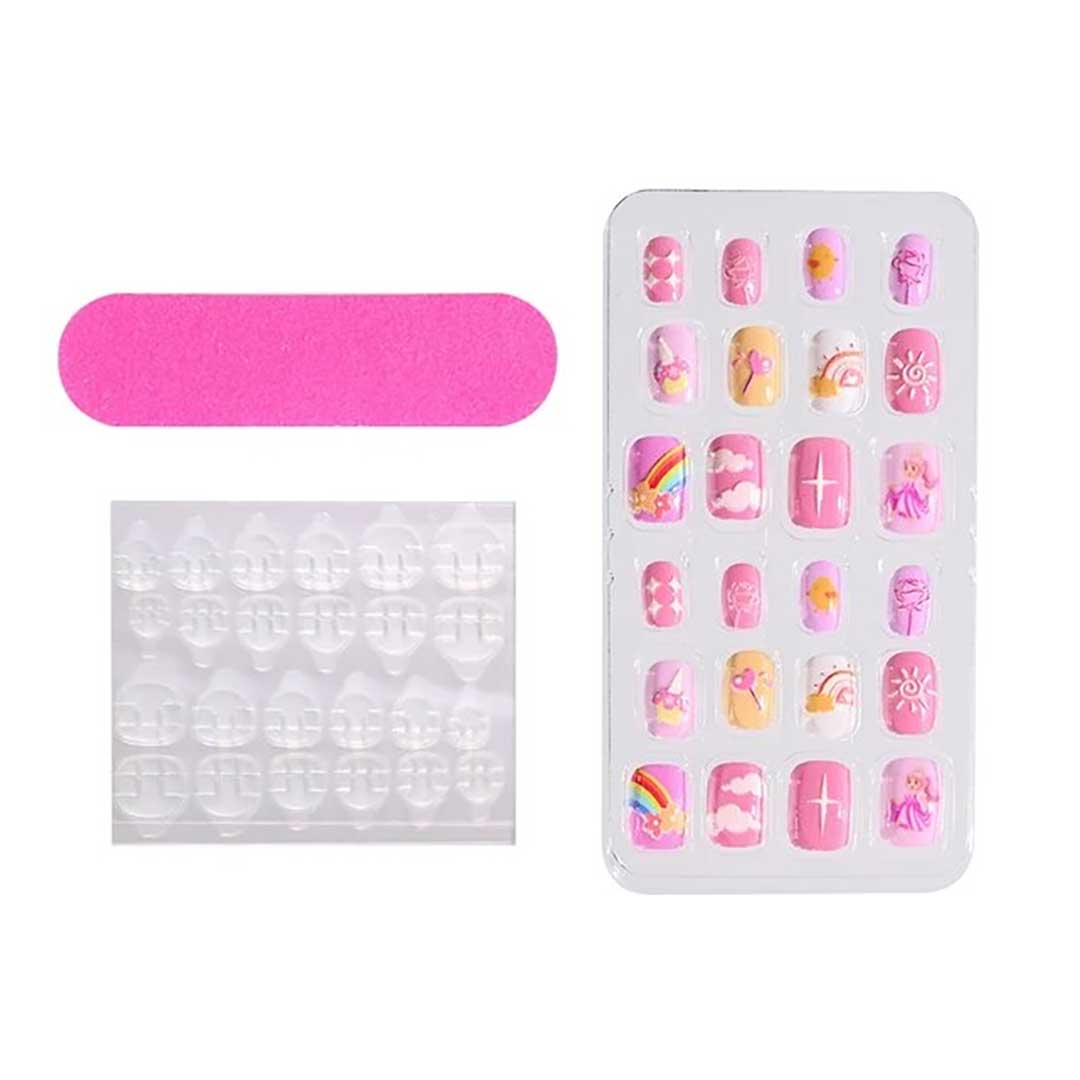 コスメティック | プリンセス＆フェアリーネイルチップ 子供用 24個入り