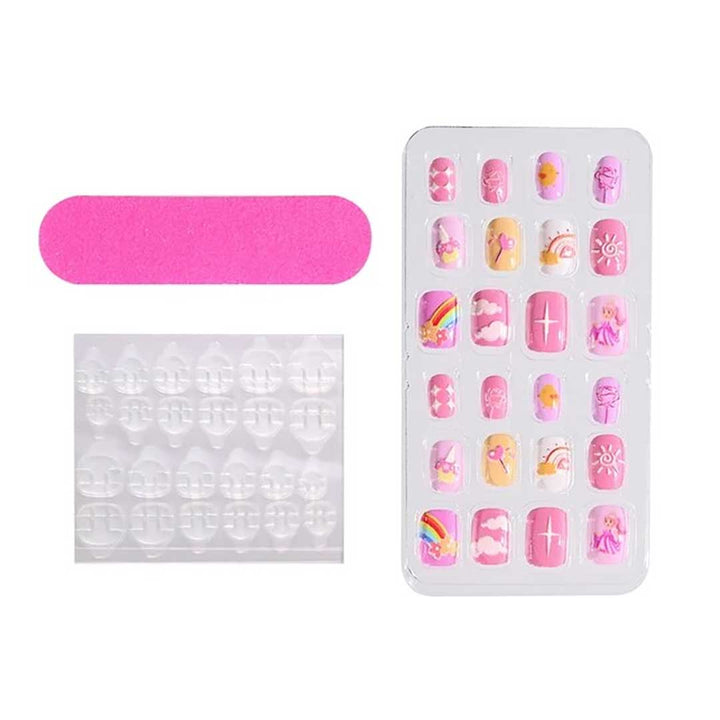 コスメティック | プリンセス＆フェアリーネイルチップ 子供用 24個入り