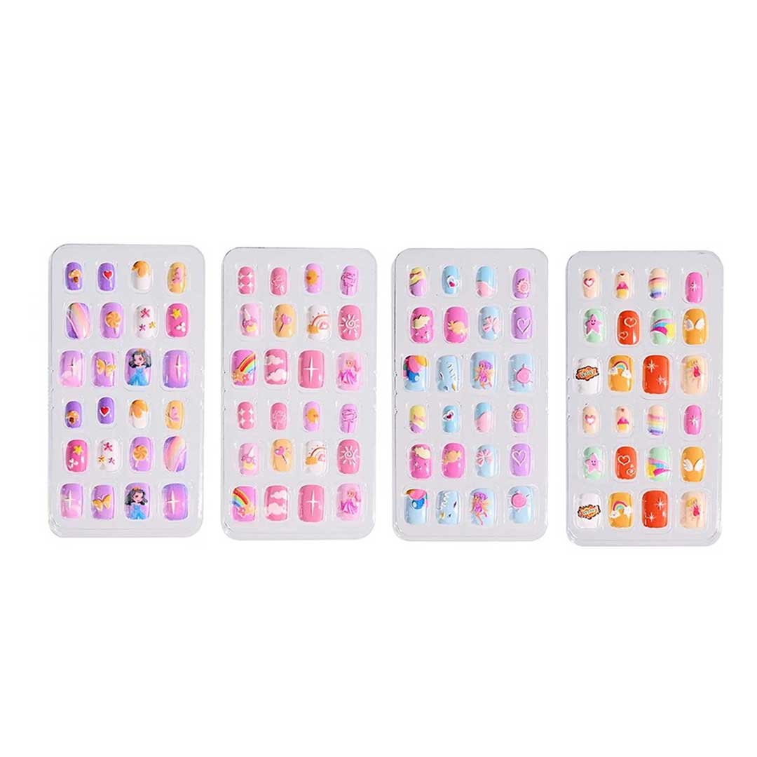 コスメティック | プリンセス＆フェアリーネイルチップ 子供用 24個入り