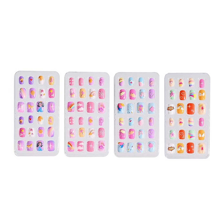 コスメティック | プリンセス＆フェアリーネイルチップ 子供用 24個入り