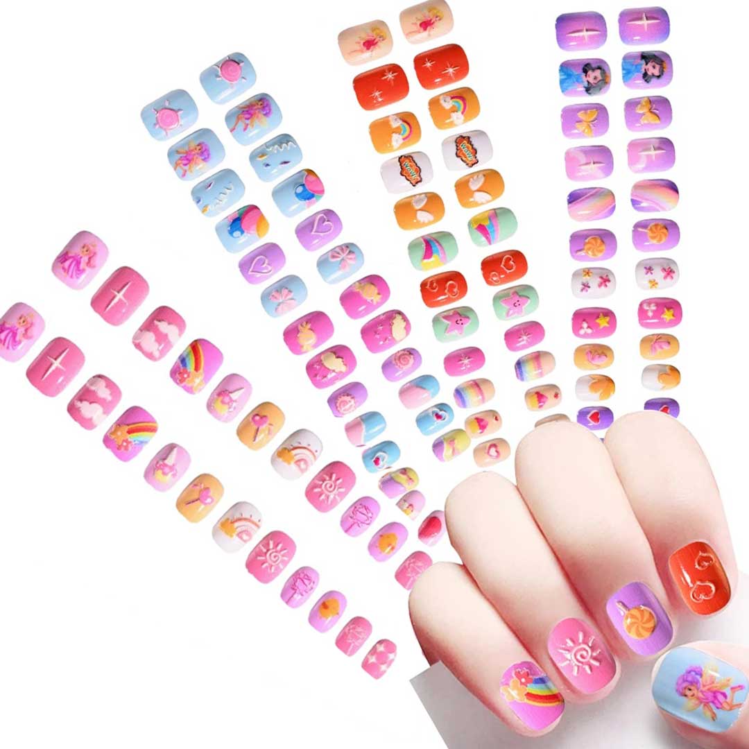 コスメティック | プリンセス＆フェアリーネイルチップ 子供用 24個入り
