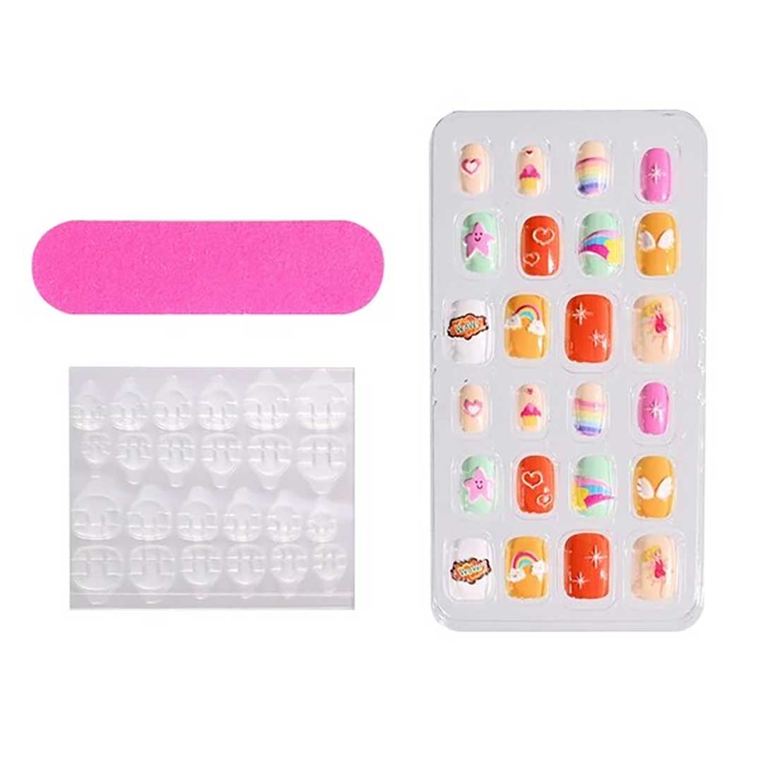 コスメティック | プリンセス＆フェアリーネイルチップ 子供用 24個入り