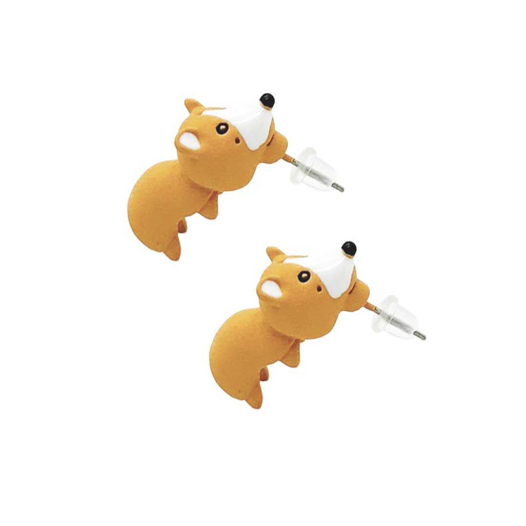 ピアス イヤーカフ | 恐竜・犬・サメ立体ピアス 2個セット