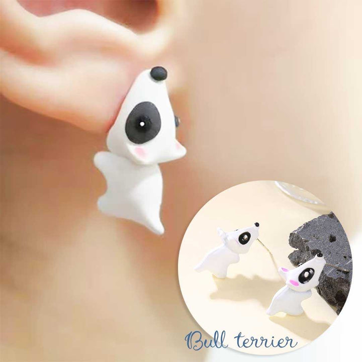 ピアス イヤーカフ | 恐竜・犬・サメ立体ピアス 2個セット