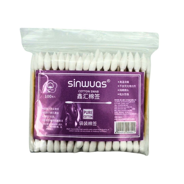 雑貨 その他 | カラフル綿棒 100本セット - スパイラル＆凸凹形状 for スキンケア・耳掃除