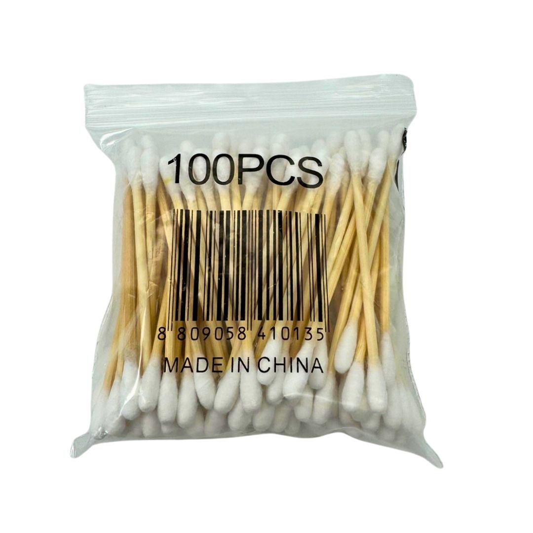 雑貨 その他 | カラフル綿棒 100本セット - スパイラル＆凸凹形状 for スキンケア・耳掃除