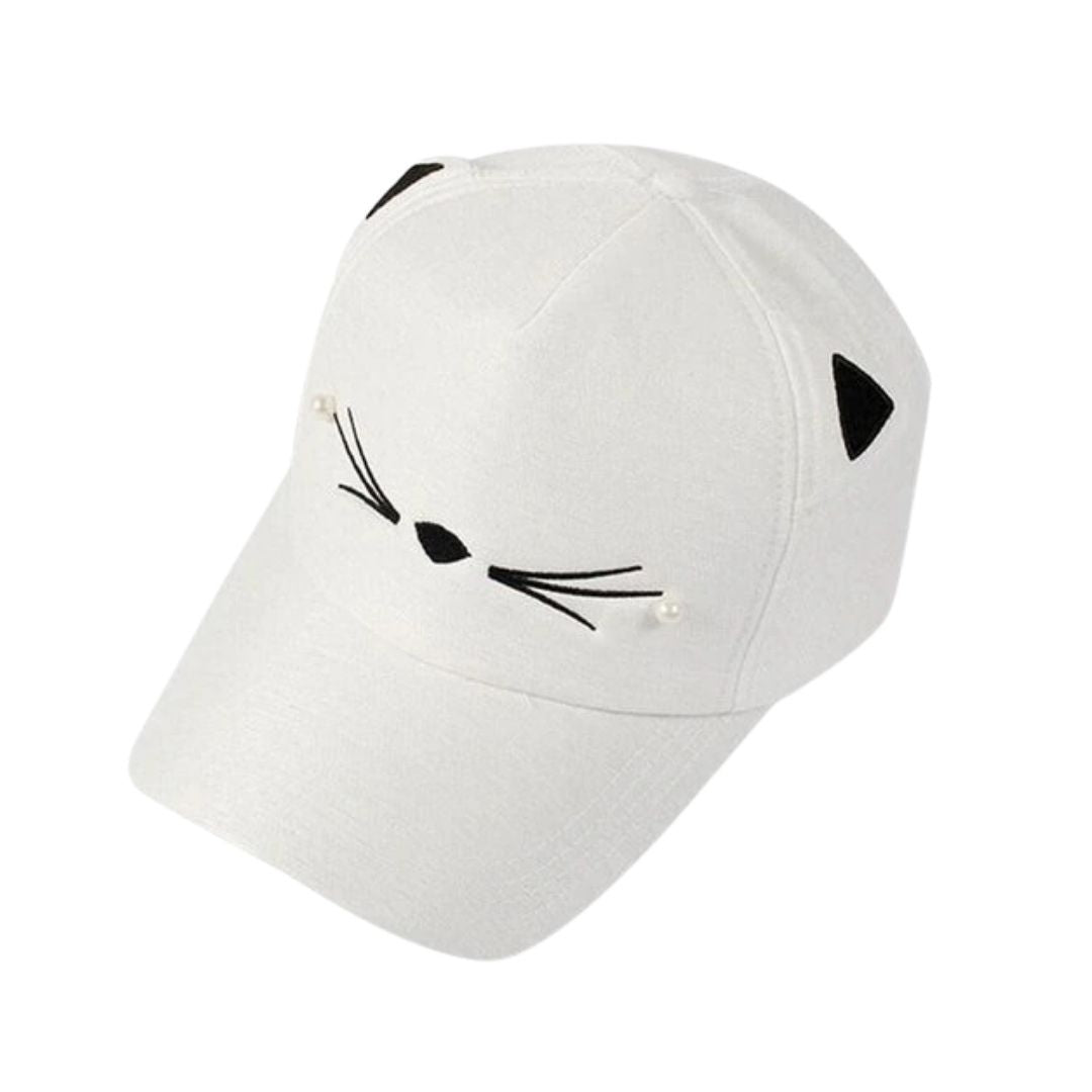キャップ | 猫耳キャップ コットン 子供用 全5色 - 親子ペアリンクコーデ向け