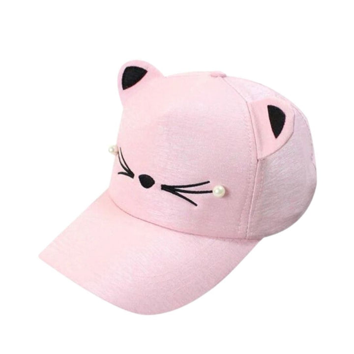 キャップ | 猫耳キャップ コットン 子供用 全5色 - 親子ペアリンクコーデ向け