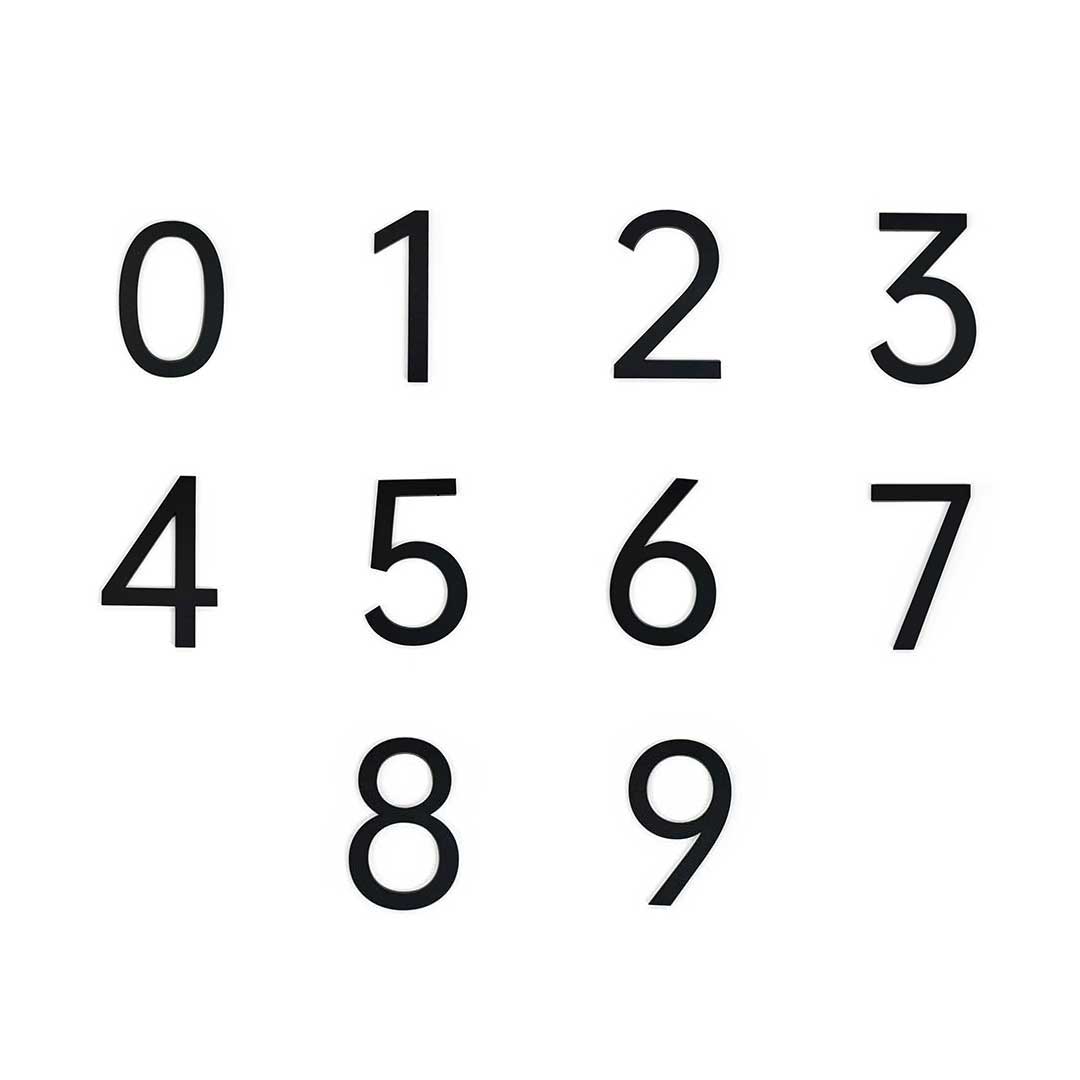 インテリア雑貨 その他 | ゴシック数字の部屋番号プレート ーVer2ー （選べる3カラー）
