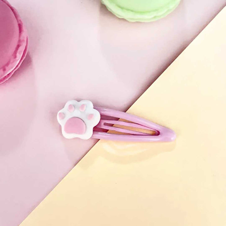 ヘアアクセサリー | 猫の肉球デザイン ヘアピン 10個セット