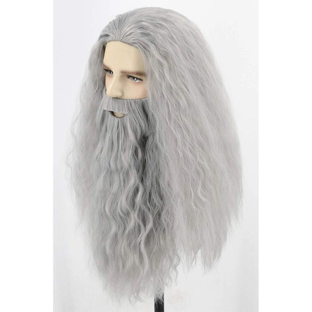 コスプレ小物 | ドワーフ風メンズウィッグ コスプレ用ふさふさヒゲ一体型