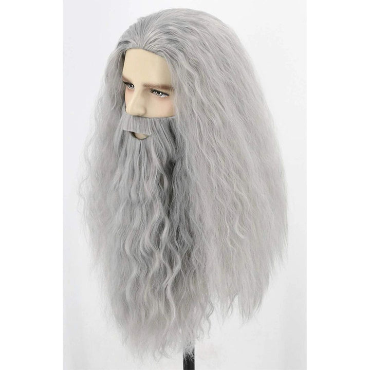 コスプレ小物 | ドワーフ風メンズウィッグ コスプレ用ふさふさヒゲ一体型