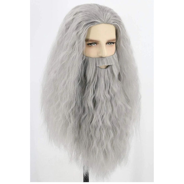 コスプレ小物 | ドワーフ風メンズウィッグ コスプレ用ふさふさヒゲ一体型