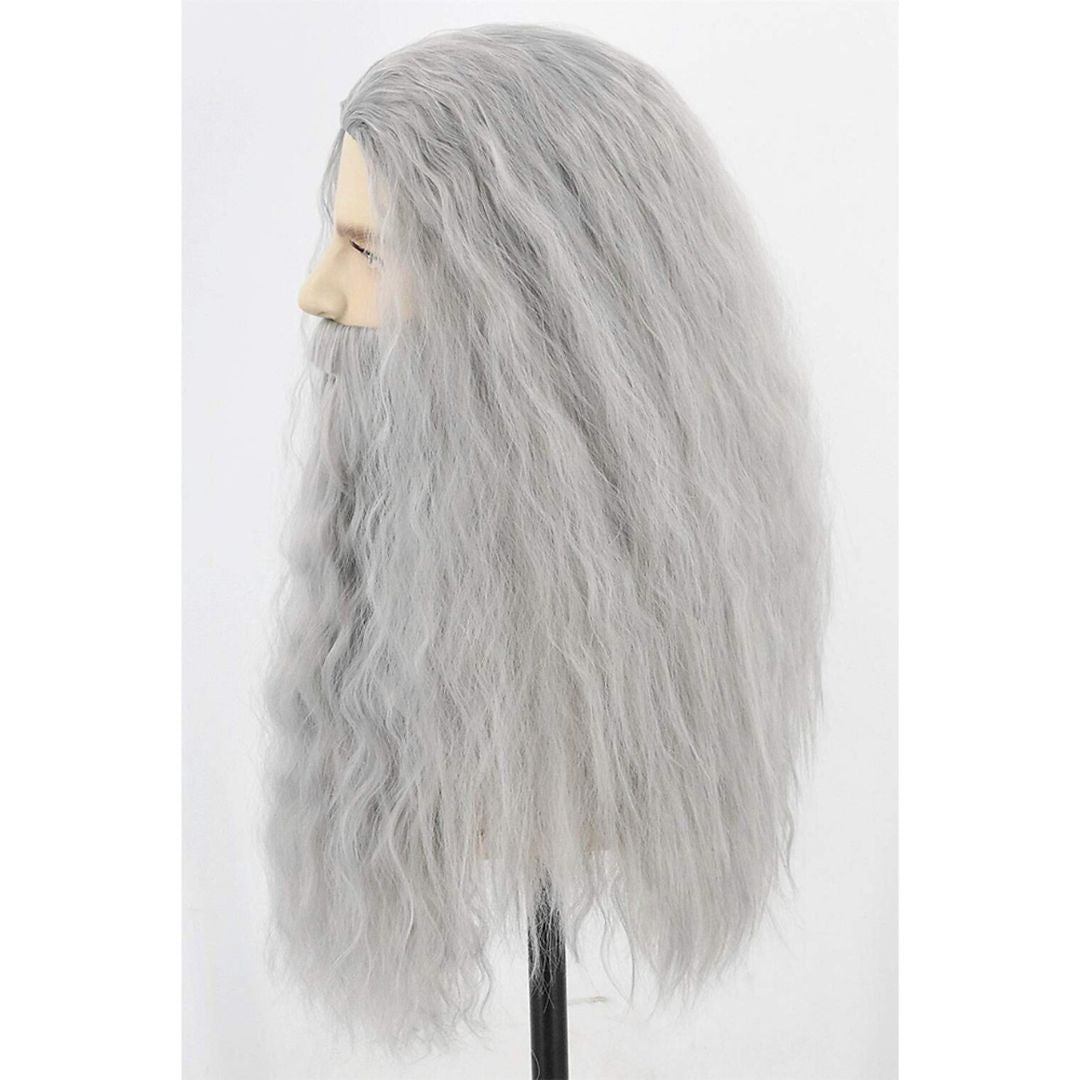 コスプレ小物 | ドワーフ風メンズウィッグ コスプレ用ふさふさヒゲ一体型