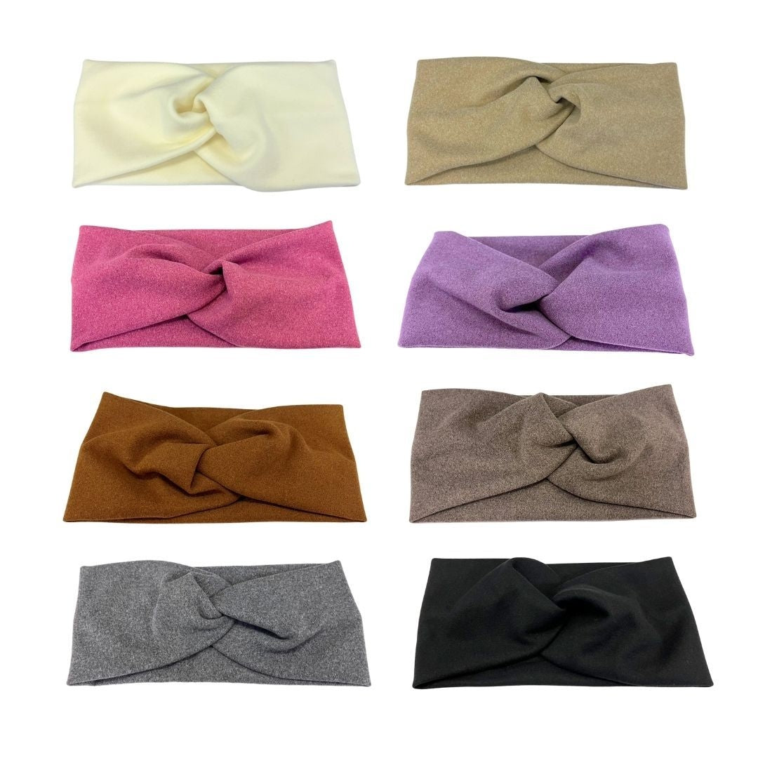 小物 その他 | 幅広ヘアターバン 前クロスデザイン 吸汗速乾 - 男女兼用