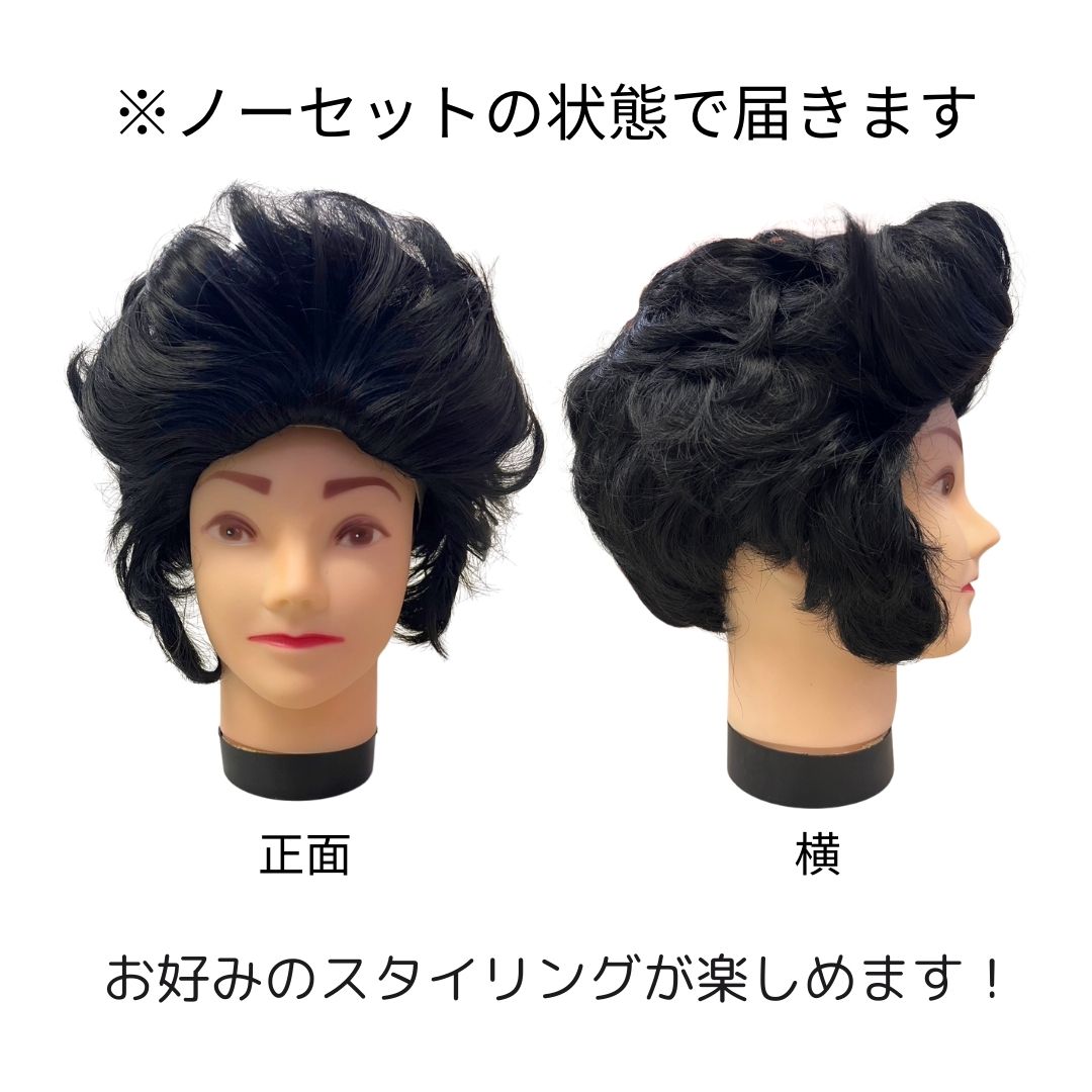 コスプレ小物 | メンズリーゼントウィッグ - ハードボイルド風コスプレ用