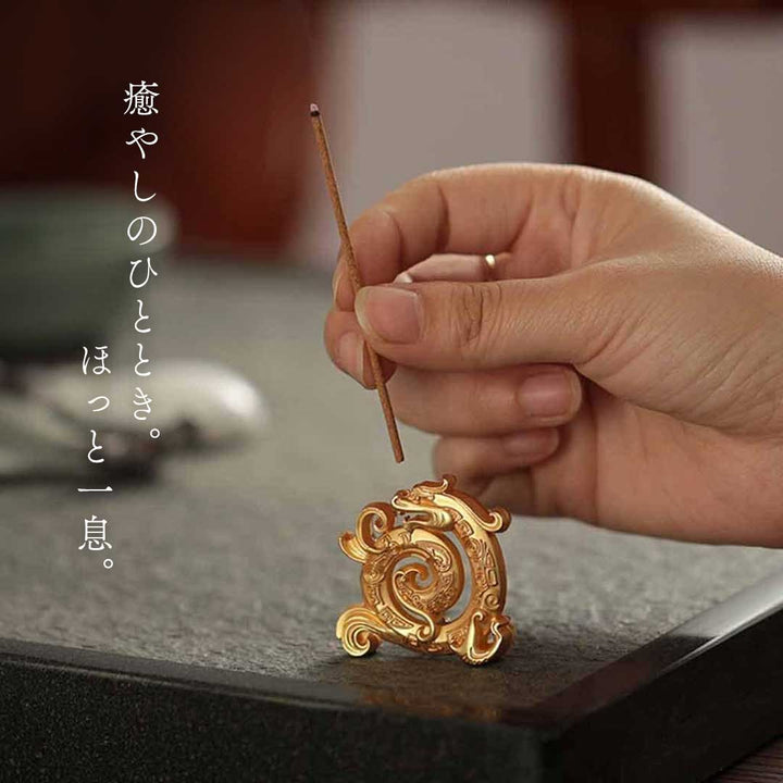 お香 | 金龍お香立て 彫刻ホルダー 開運インテリア