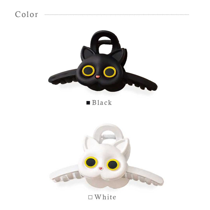 小物 その他 | 白猫・黒猫ヘアクリップ 髪留めアクセサリー