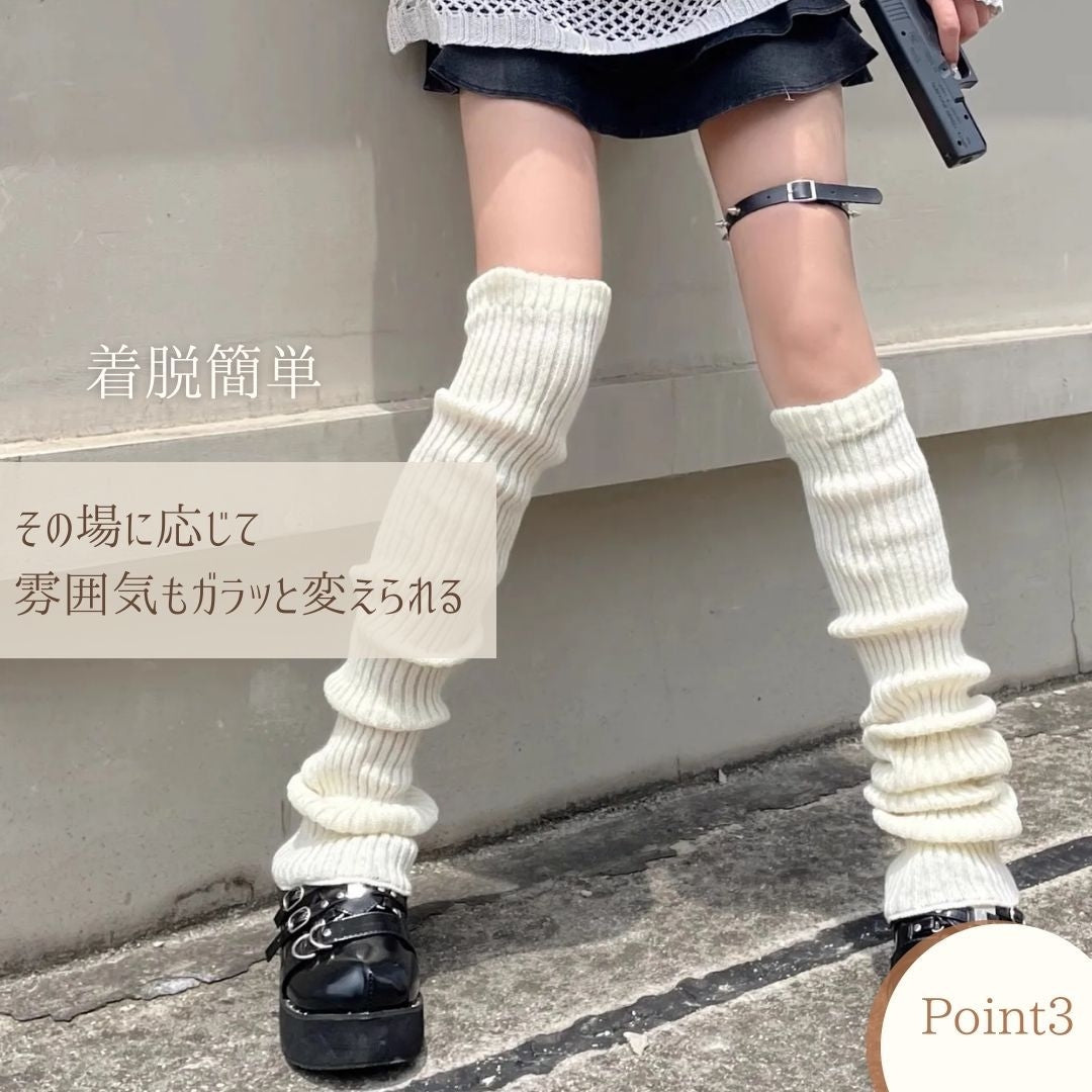 小物 その他 | レディース足元キュートルーズソックス - レッグウォーマー全2色、40cm/50cm/70cm