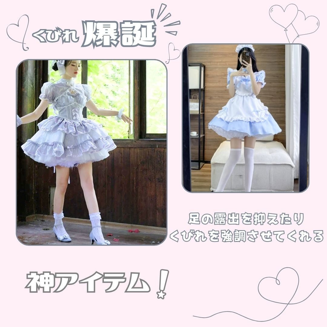 コスプレ その他 | ホワイトロリータパニエ コスプレ衣装 大人・キッズサイズ