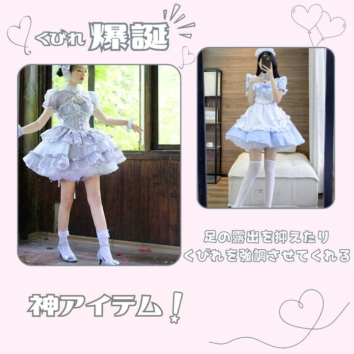 コスプレ その他 | ホワイトロリータパニエ コスプレ衣装 大人・キッズサイズ