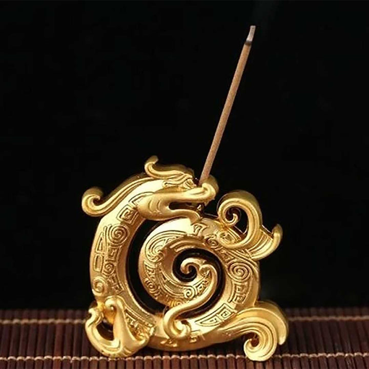 お香 | 金龍お香立て 彫刻ホルダー 開運インテリア