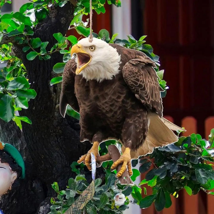 虫よけ 鳥よけ | リアル鷲プリント防鳥反射板