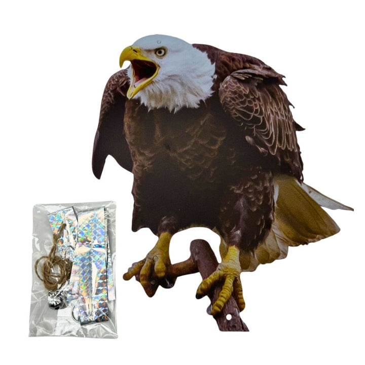 虫よけ 鳥よけ | リアル鷲プリント防鳥反射板