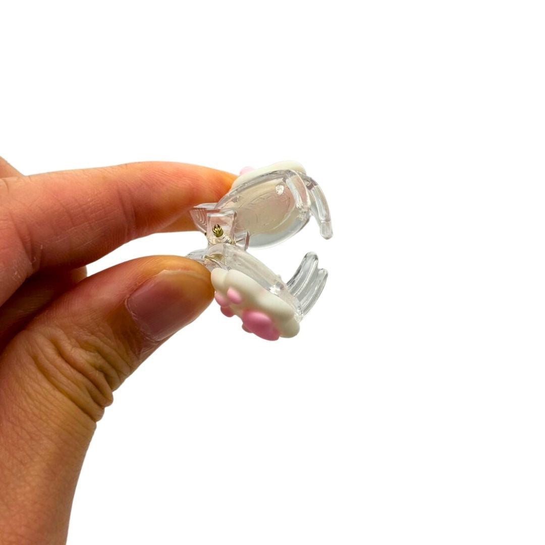 ヘアアクセサリー | 肉球モチーフ ヘアクリップ 12個セット - シンプル＆ナチュラルデザイン