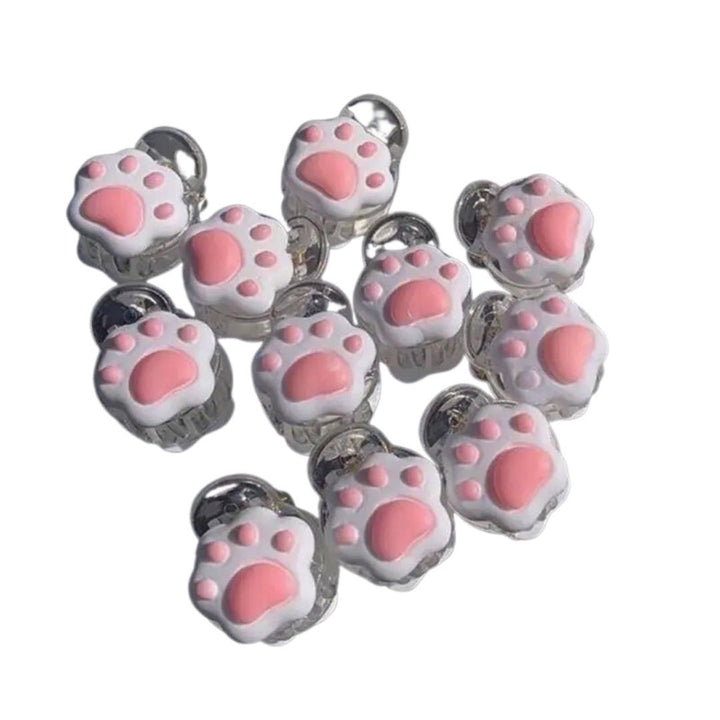 ヘアアクセサリー | 肉球モチーフ ヘアクリップ 12個セット - シンプル＆ナチュラルデザイン