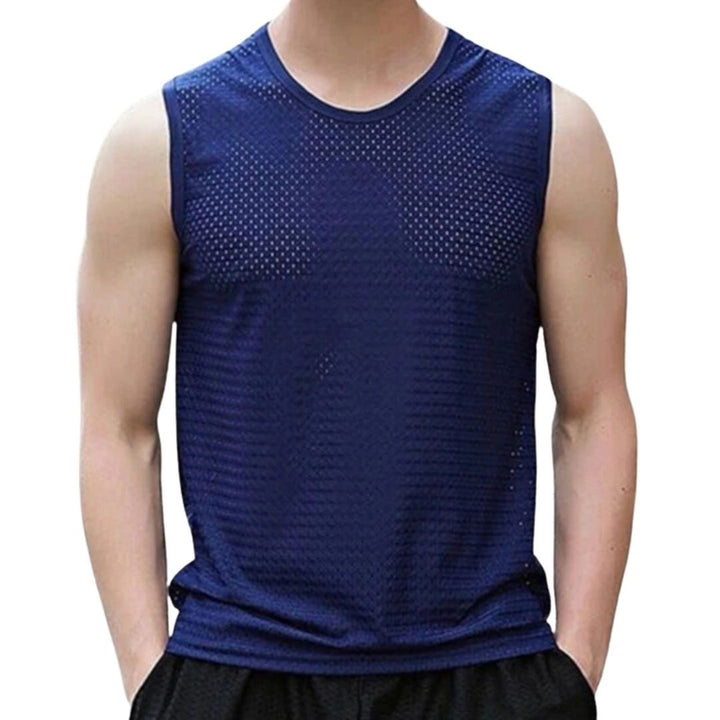 Tシャツ ニット | メンズ 速乾 メッシュ タンクトップ 6枚セット - トレーニング・ランニング用