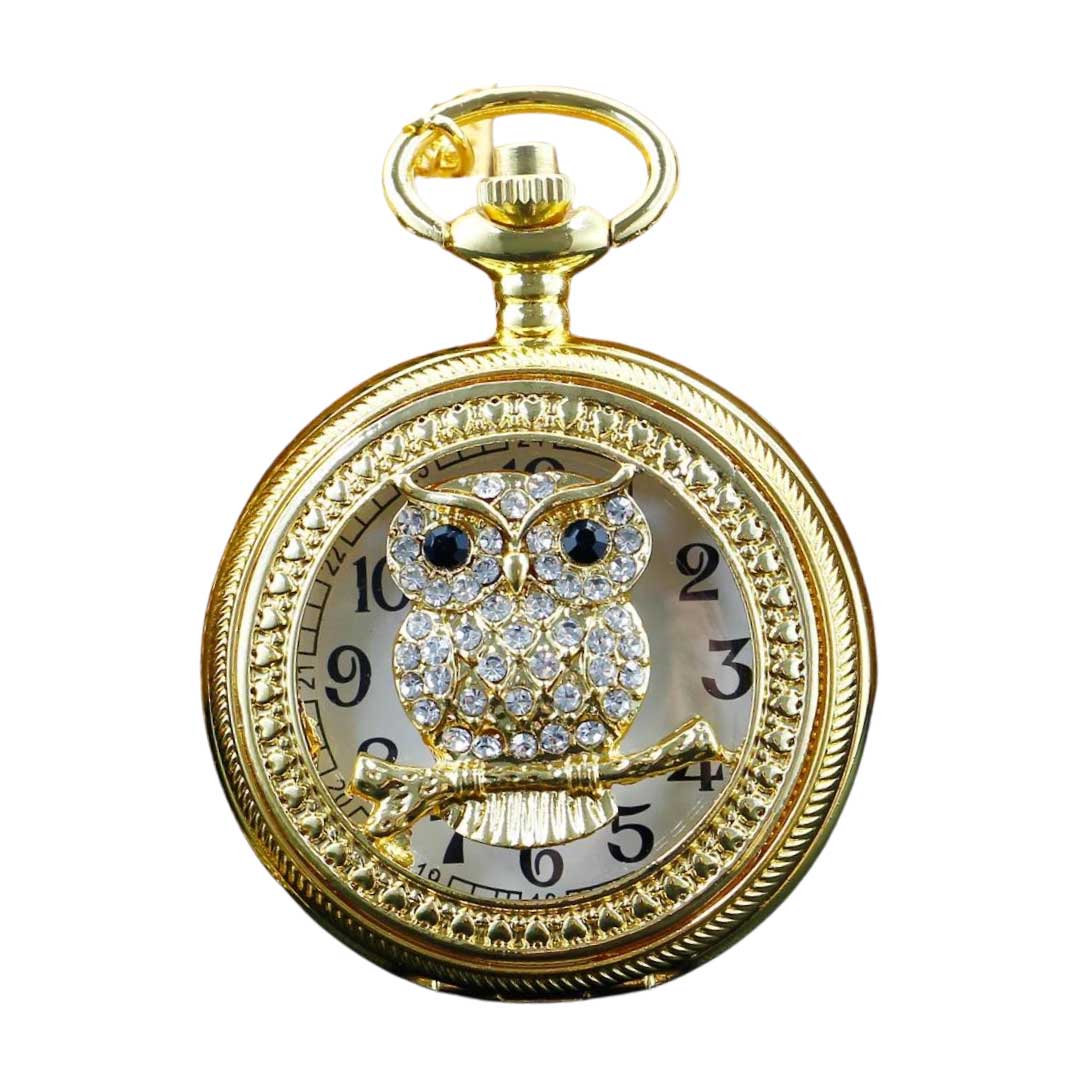 腕時計 | 懐中時計 梟デザイン アンティーク風 ユニセックス