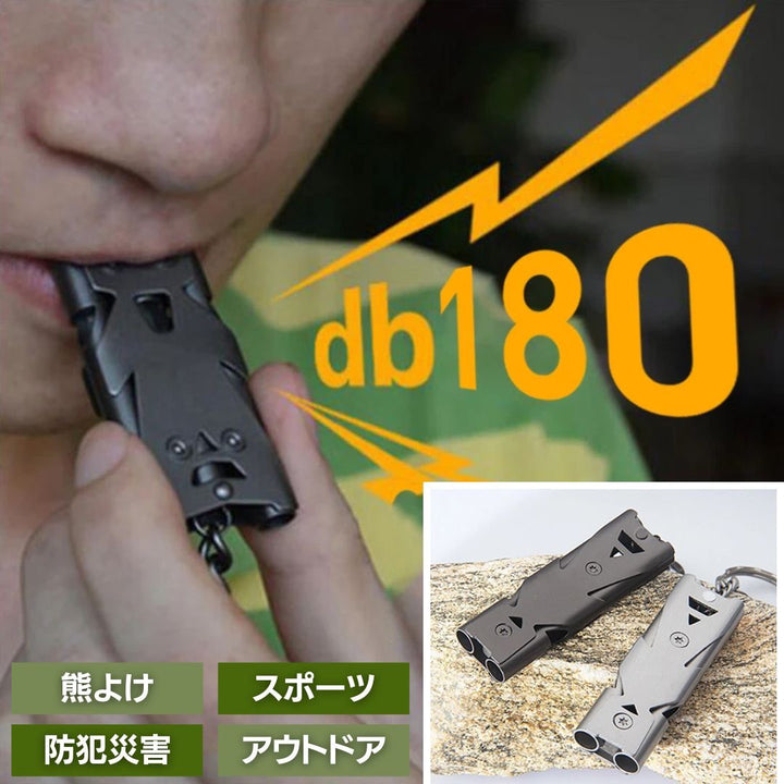 アウトドア用品 その他 | 熊よけ180デシベルホイッスル 吊り下げ式 軽量・オールシーズン対応