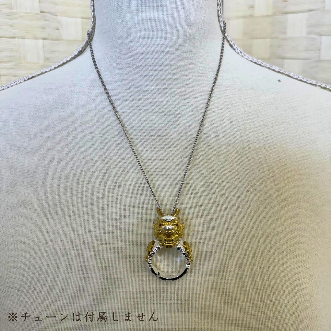 風水 アクセサリー | 白銀龍風水リング ユニセックスアクセサリー