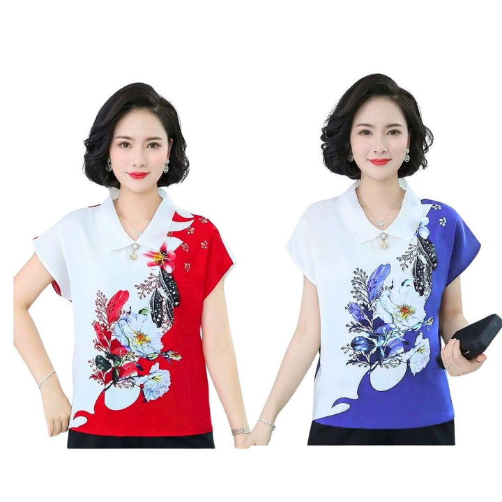 シャツ 女性 | レディース花柄洗練シャツ