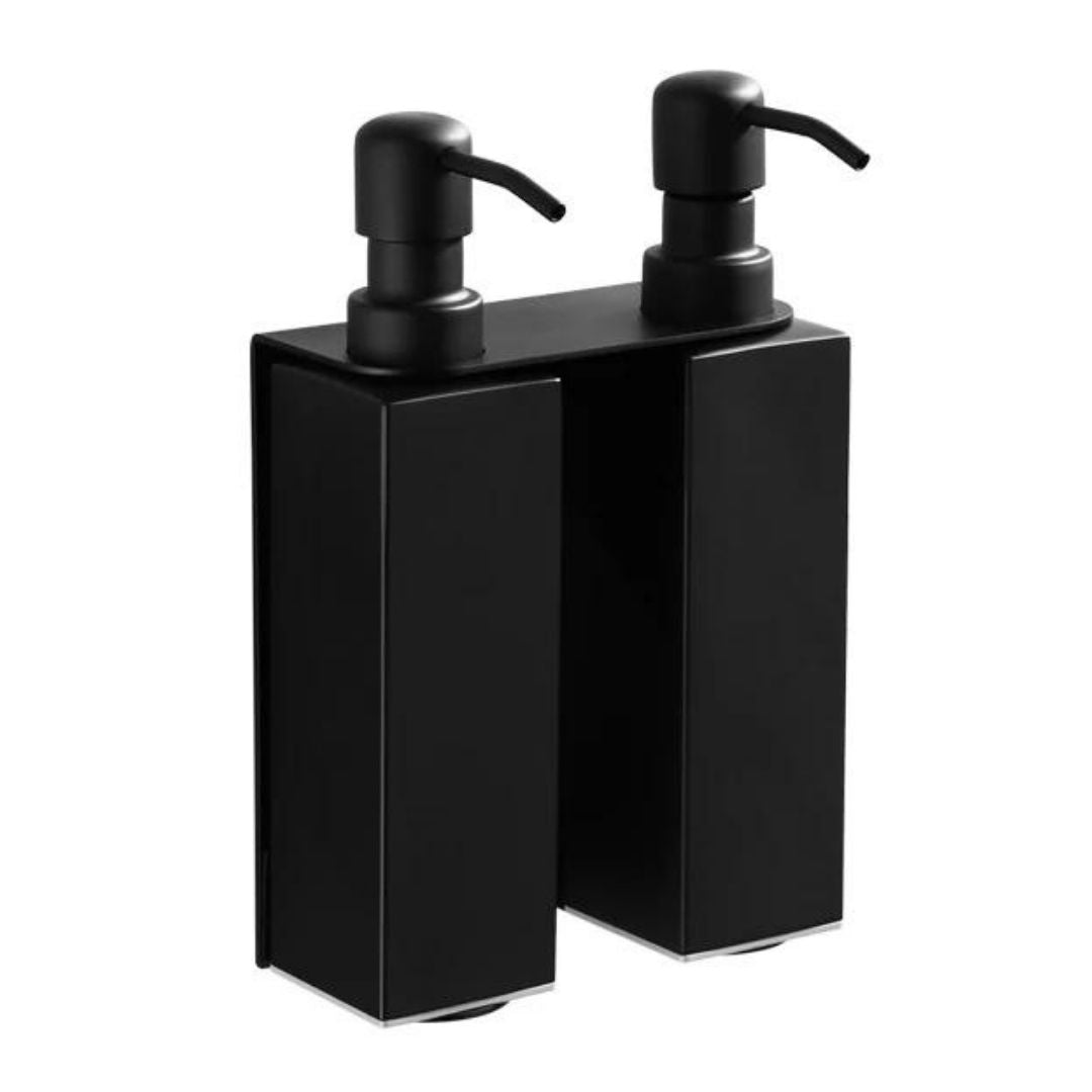 インテリア雑貨 その他 | 壁掛けシャンプーディスペンサー2本セット ステンレス製