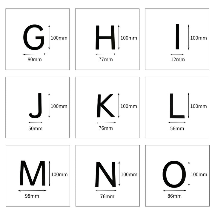 インテリア雑貨 その他 | ゴシック数字の部屋番号プレート（選べる3カラー）