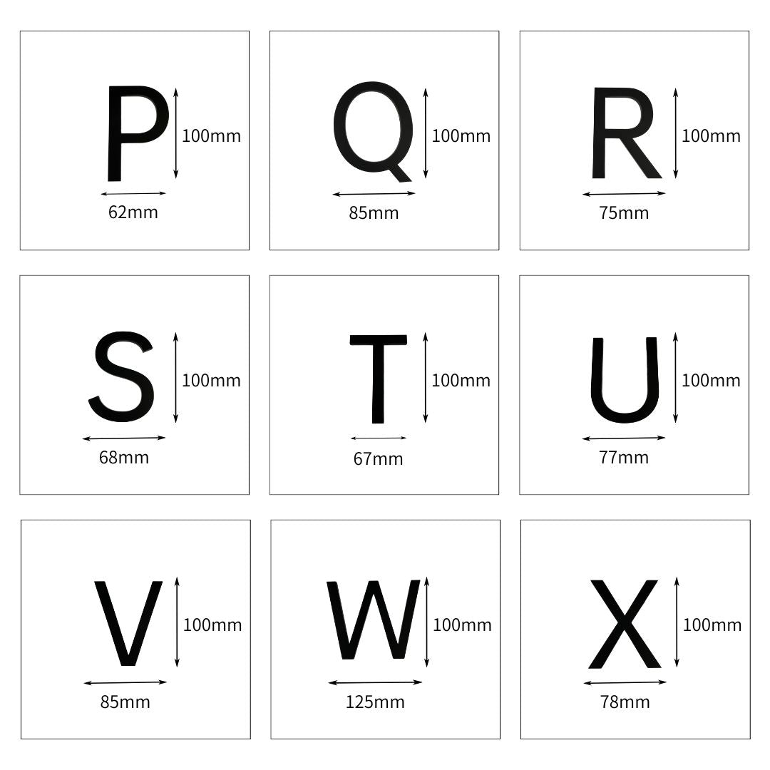 インテリア雑貨 その他 | ゴシック数字の部屋番号プレート（選べる3カラー）