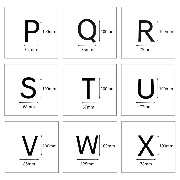 インテリア雑貨 その他 | ゴシック数字の部屋番号プレート（選べる3カラー）