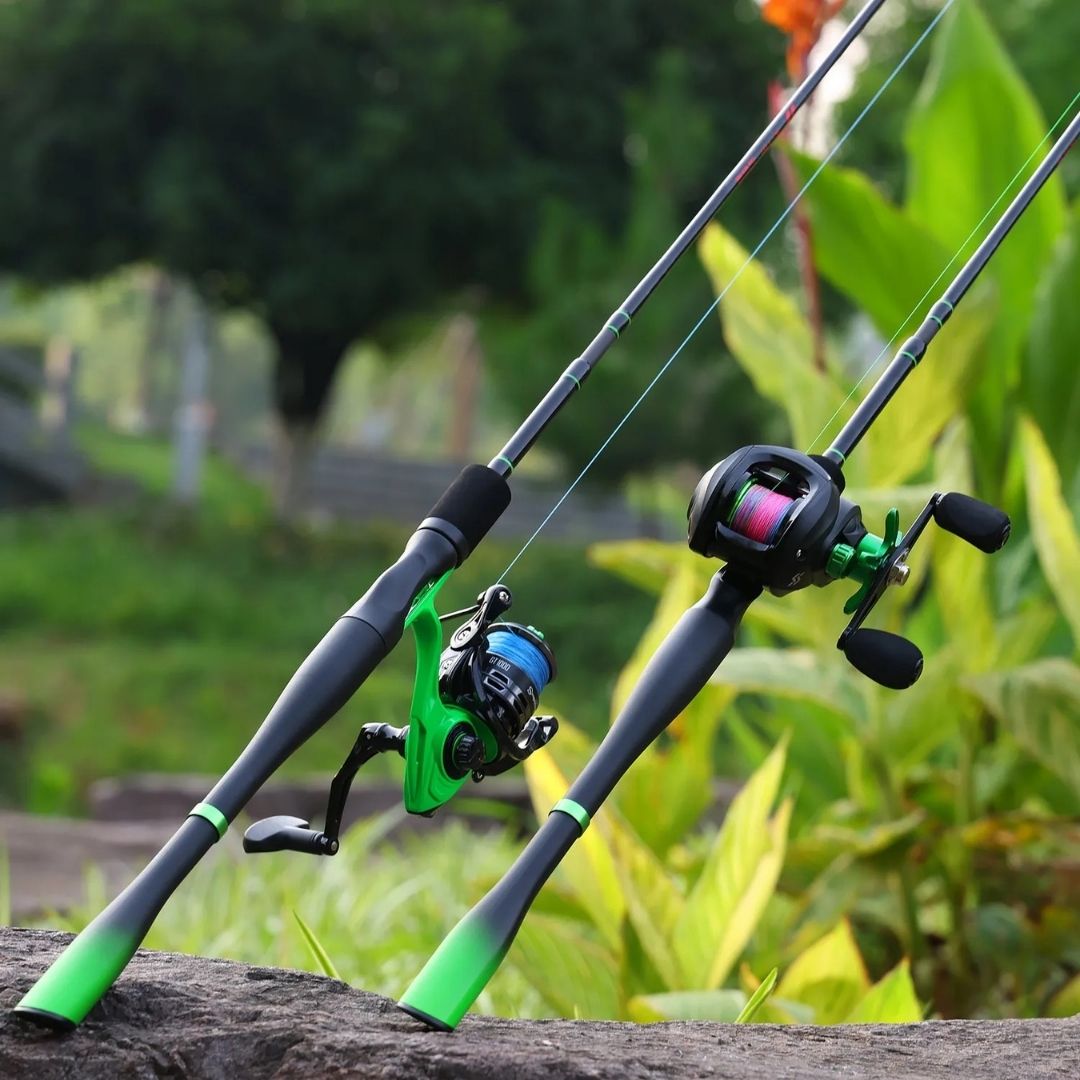 釣り 道具 | 玄武トラベルロッド ライトグリーン 2.1m スピニング・ベイト兼用